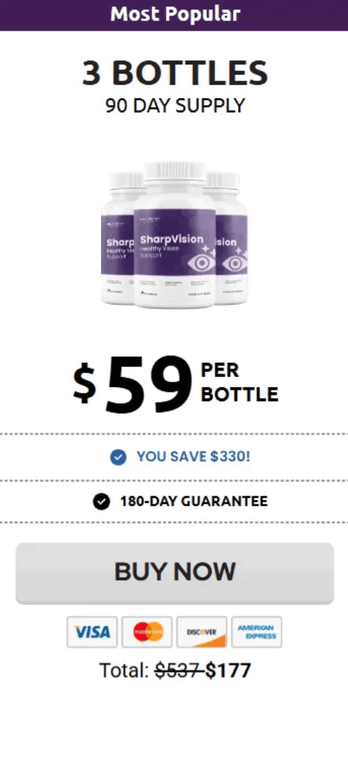 Sharpvision price 3 bottle